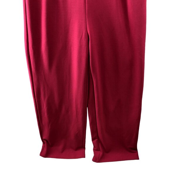 Lulus Wide Leg Jumpsuit Size L Evening of Intrigue Pink Sleeveless Formal Barbie - Picture 4 of 12